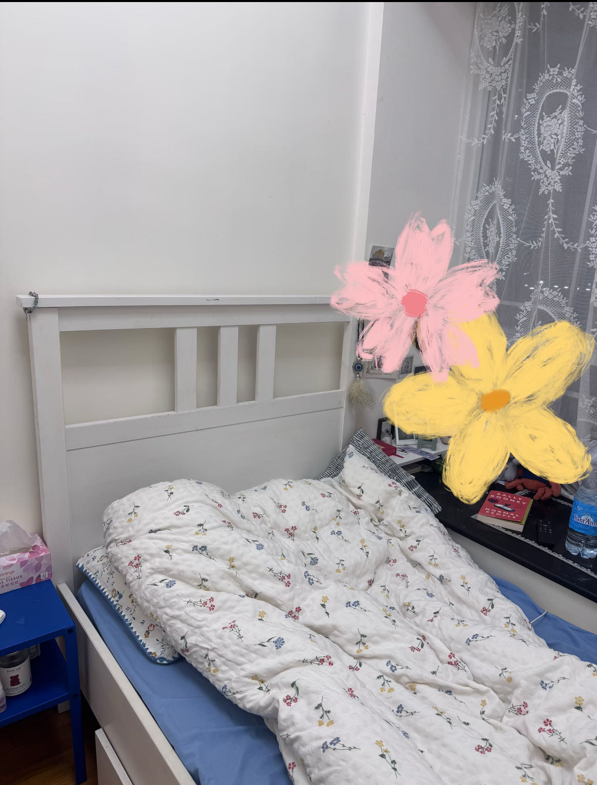 宜家床架+海马床垫