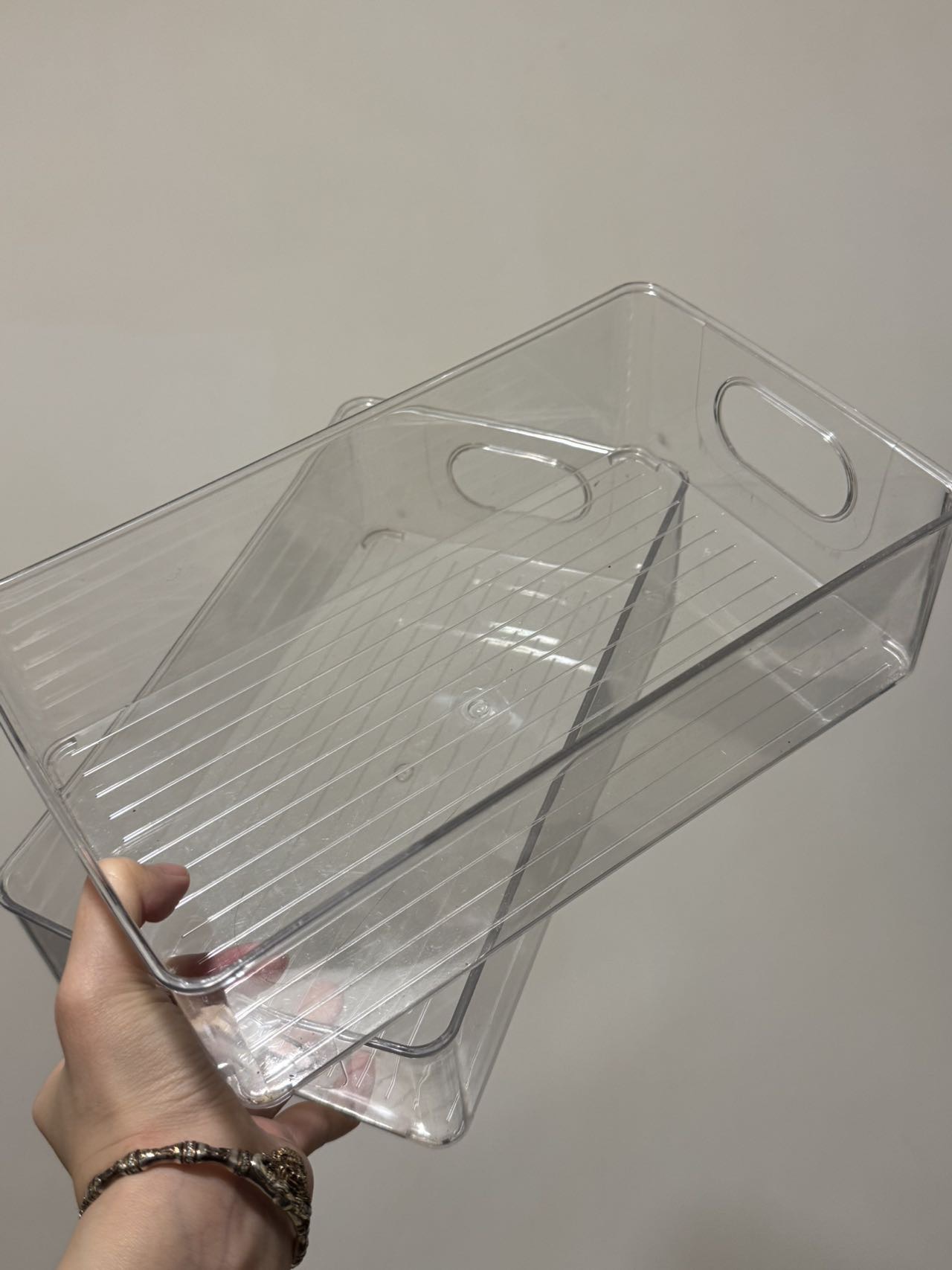 透明储物盒2个