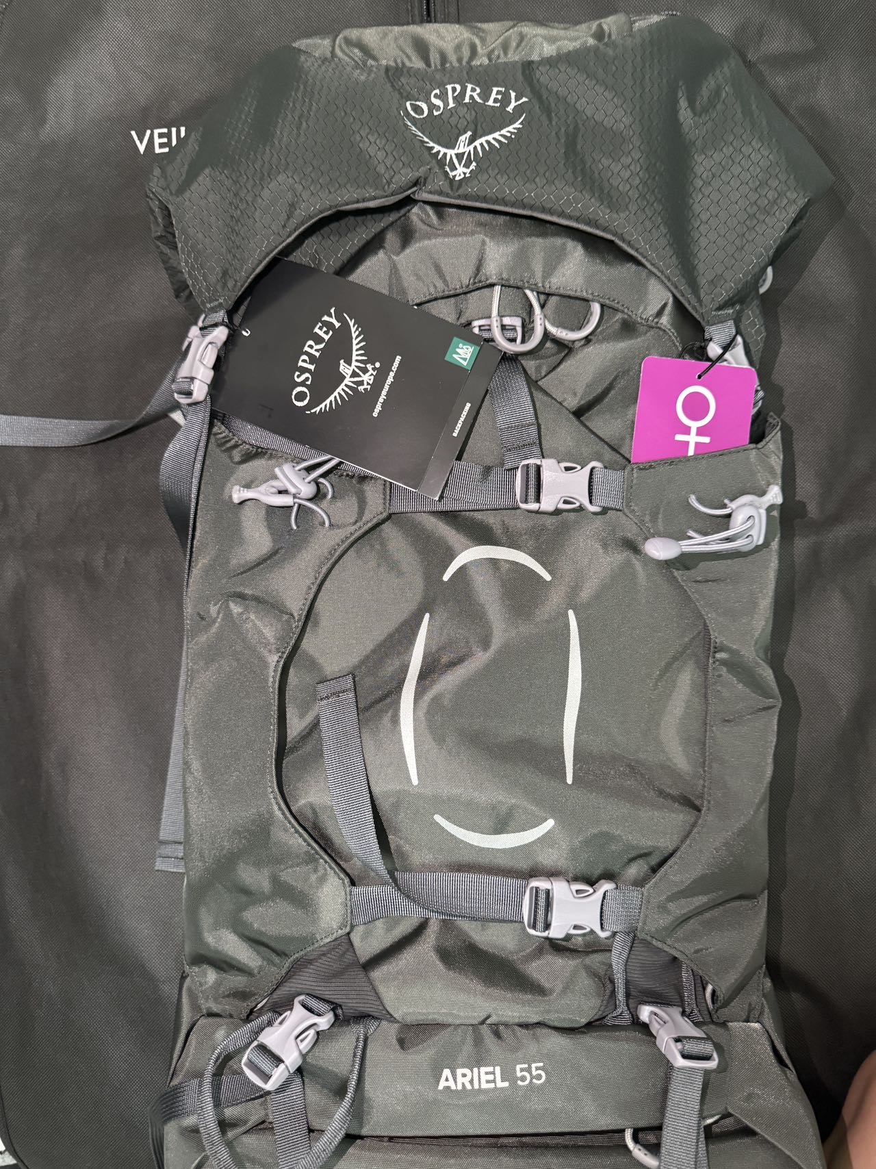 osprey精灵55l登山包