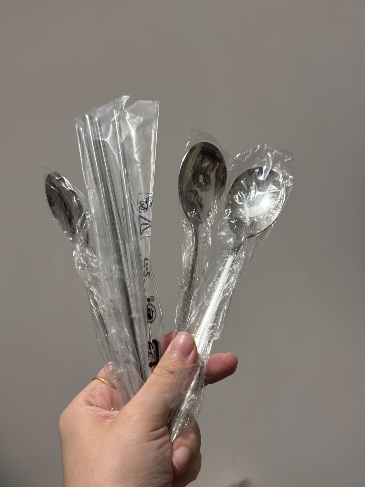 全新不锈钢筷子勺子  巨好用 打包带走