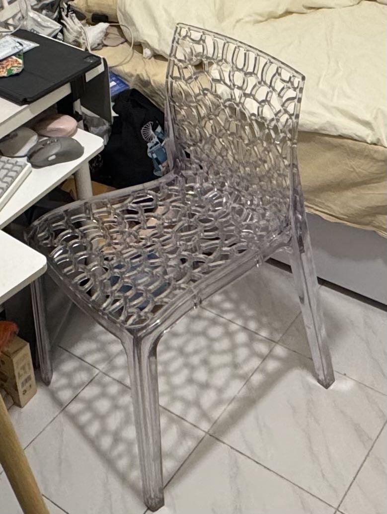 凳子，非常坚固！透明不阻碍视线