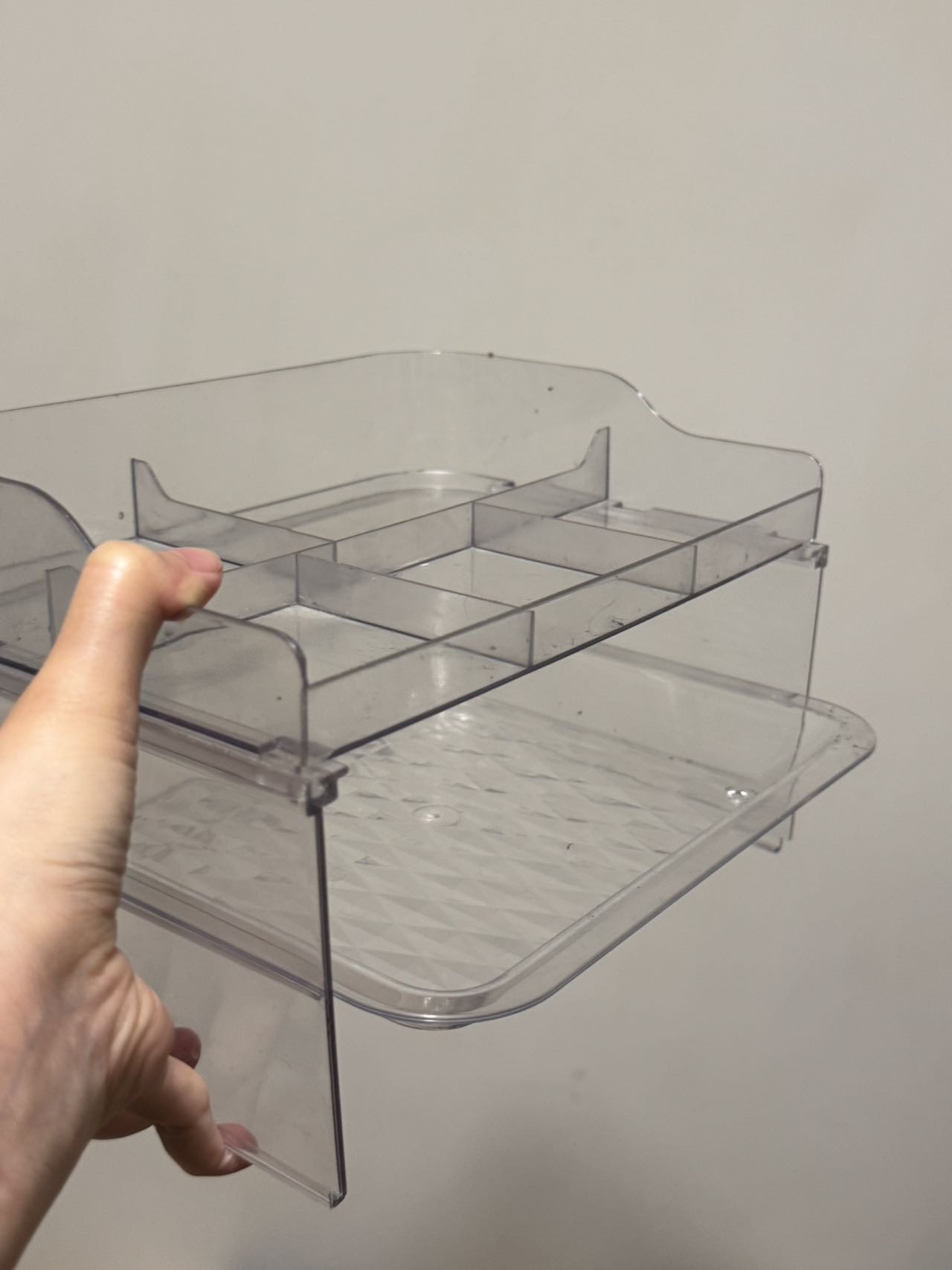 桌面化妆品收纳置物盒，可抽拉