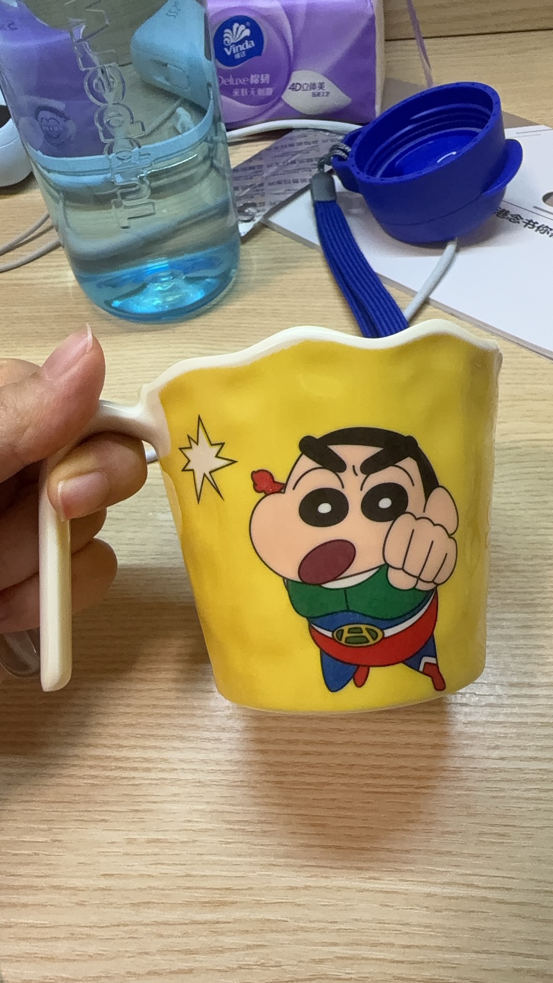 蜡笔小新全新杯子和碗