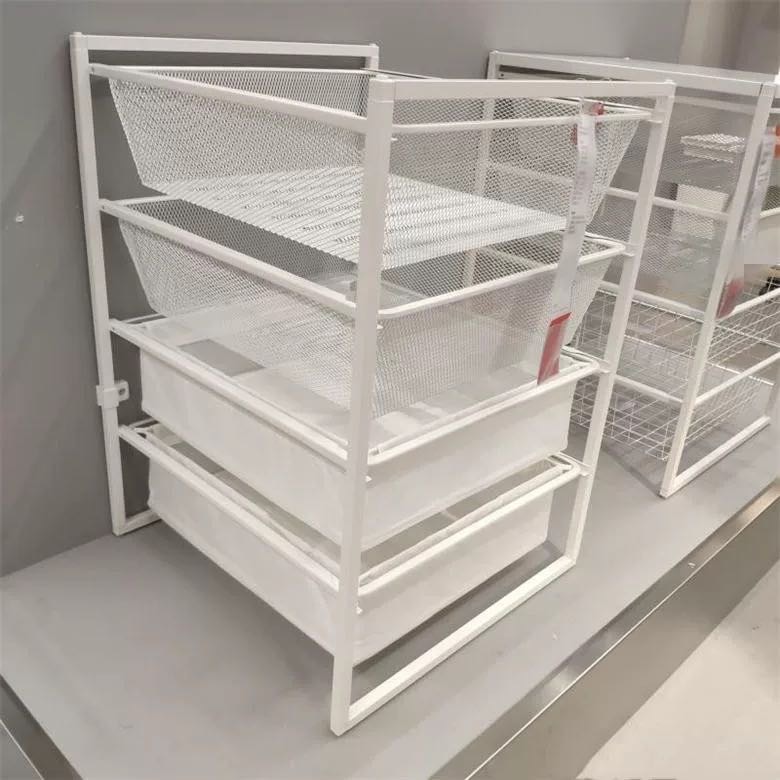 宜家尤纳赛尔框架篮筐收纳储物架简易抽屉架