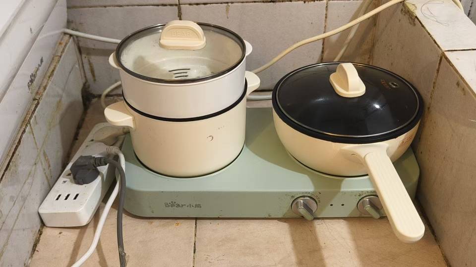 小熊双灶电煮锅
