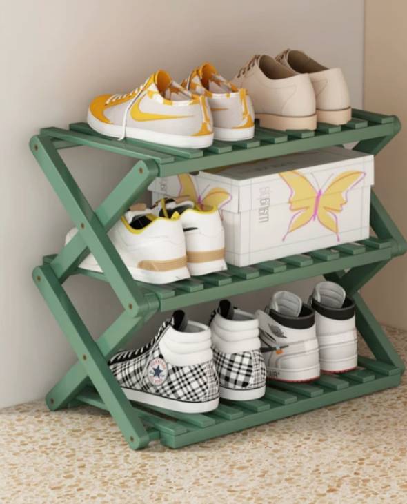 折叠式鞋架置物架可伸缩