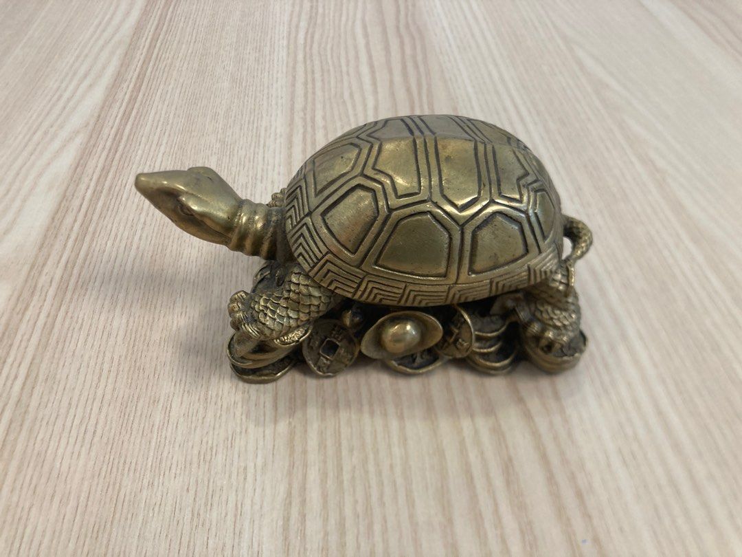 黃銅招財龜擺件