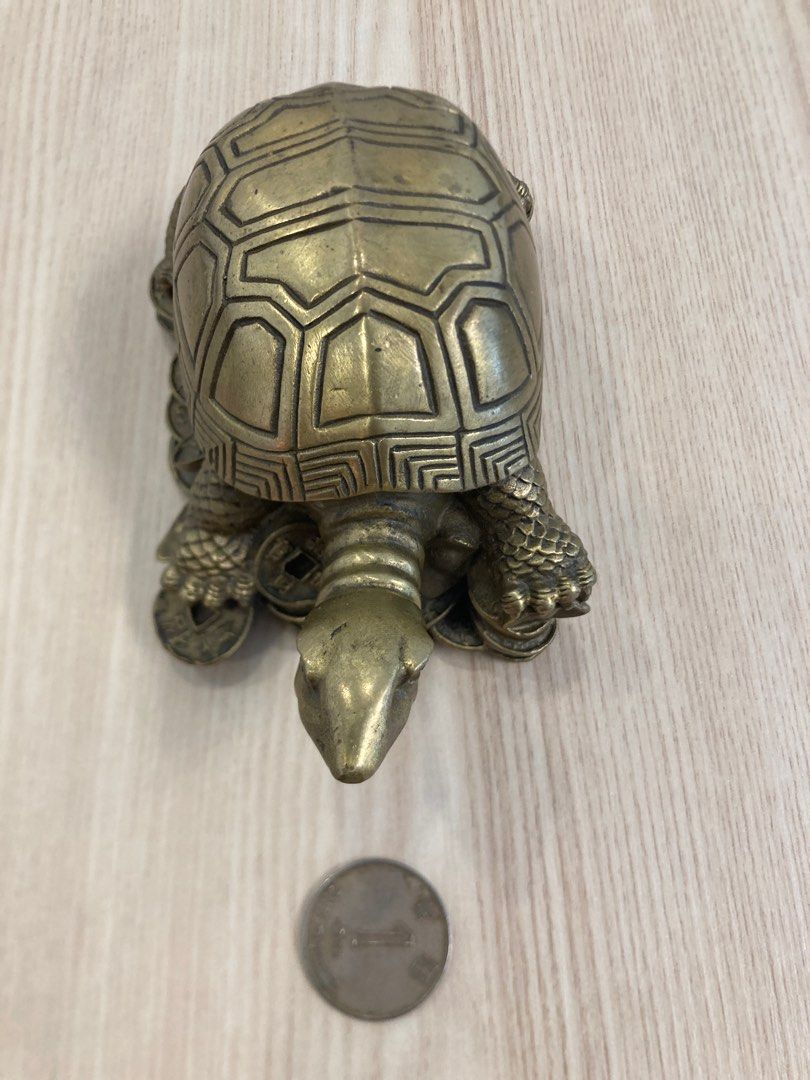 黃銅招財龜擺件