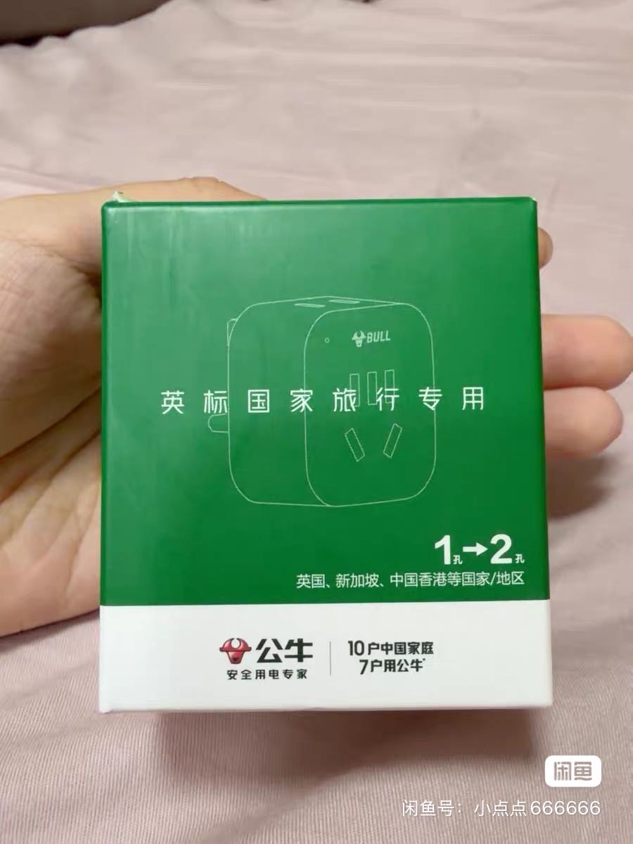 全新公牛英标转换器