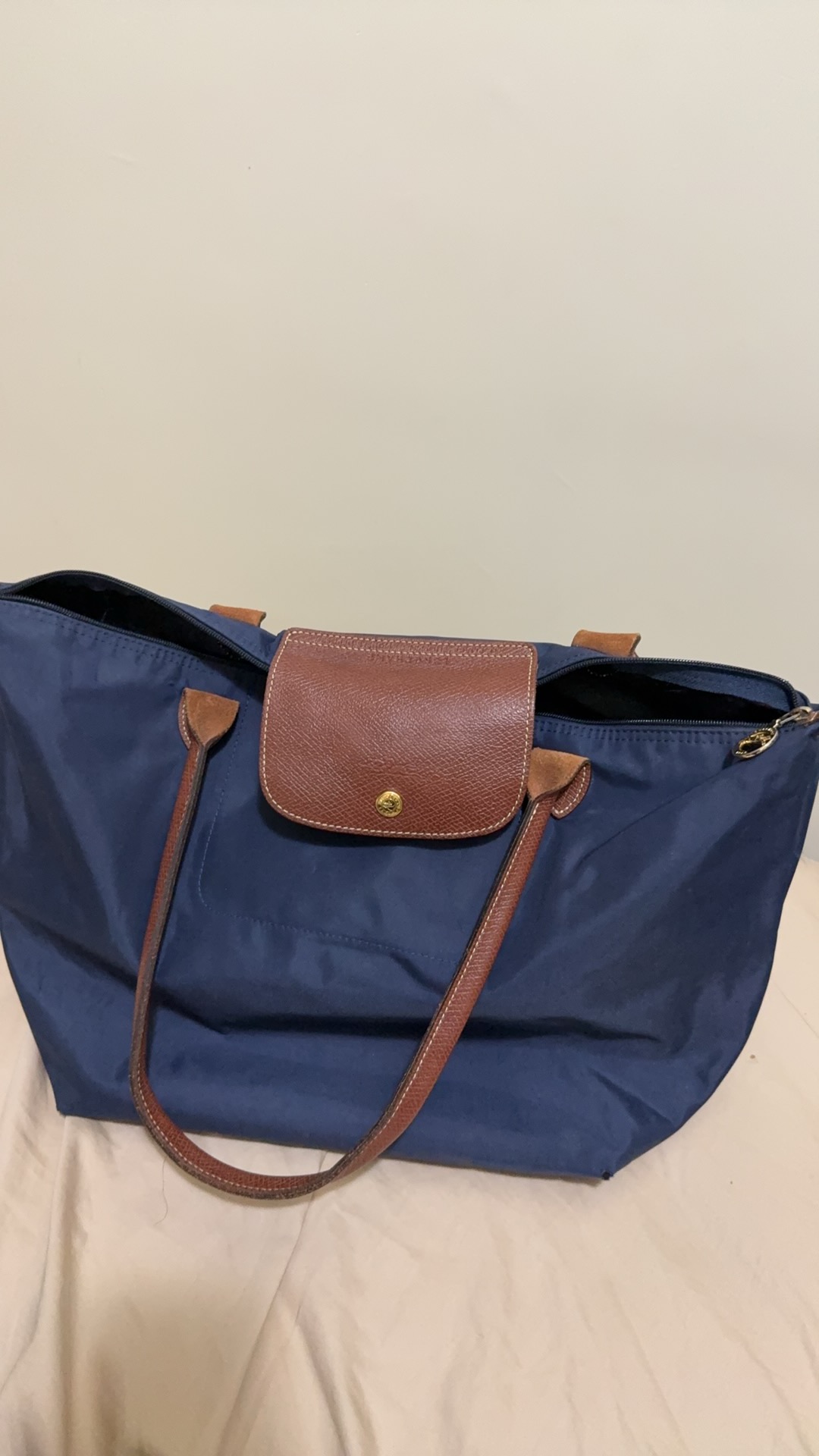 longchamp中号托特包