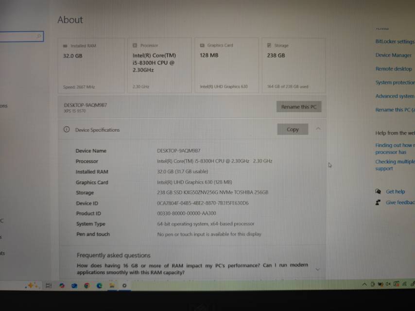 出笔记本电脑xps9570