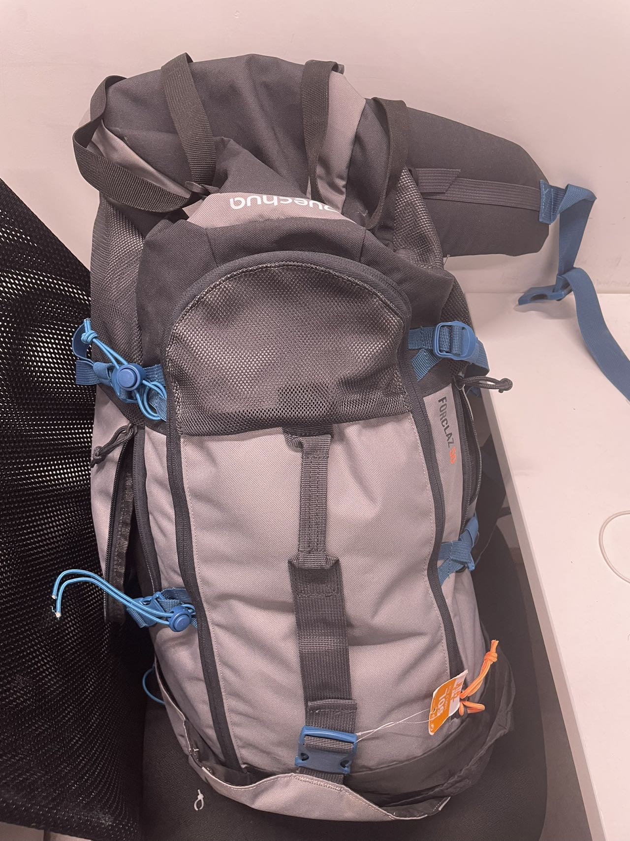 迪卡侬露营背包睡袋野餐垫