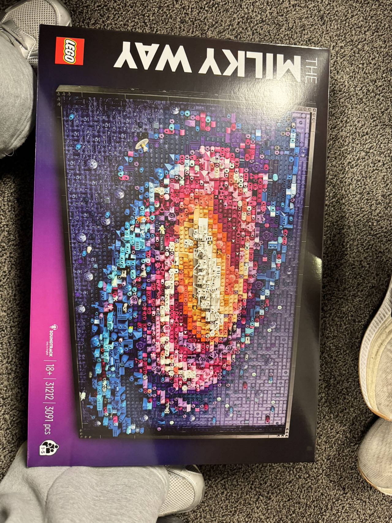 乐高像素银河壁画