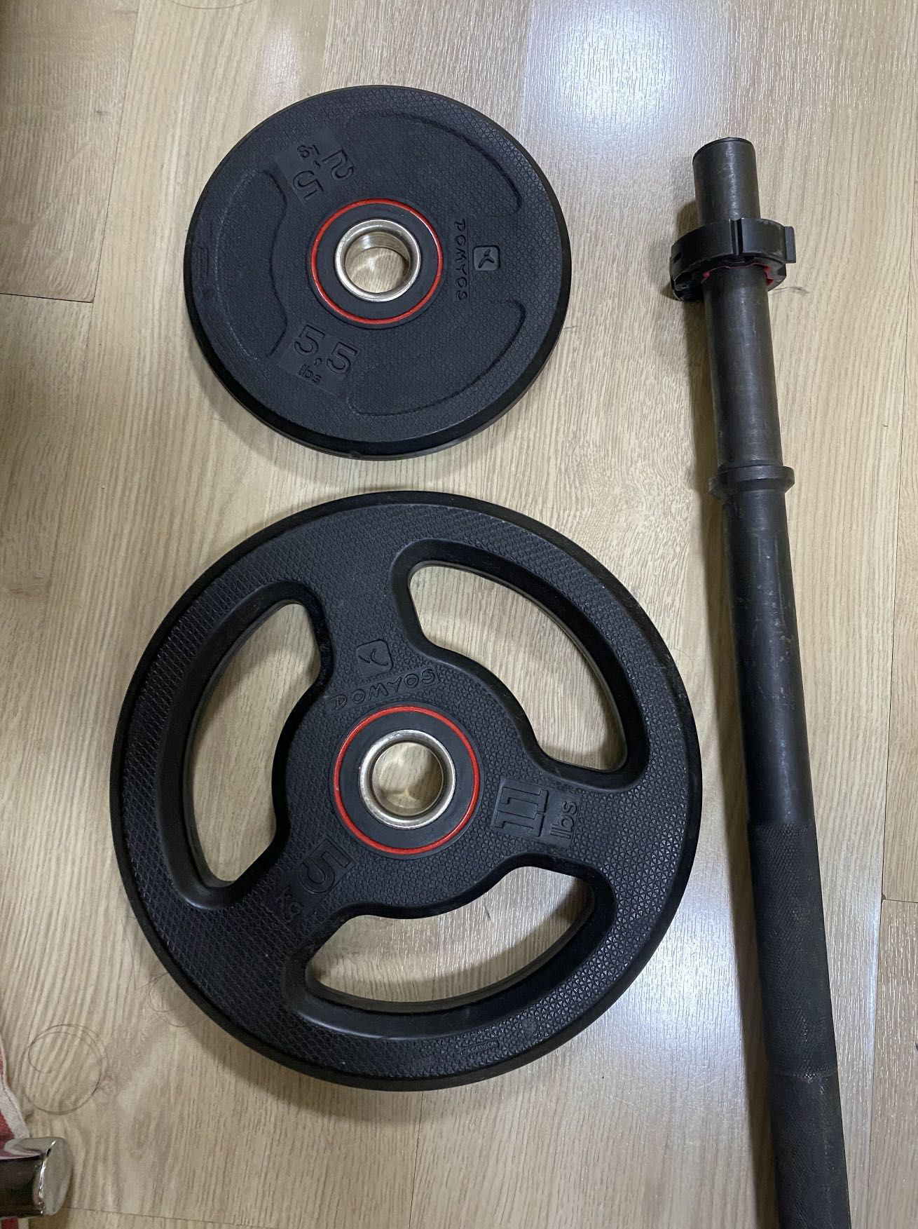 健身器材 杠铃杆加杠铃片