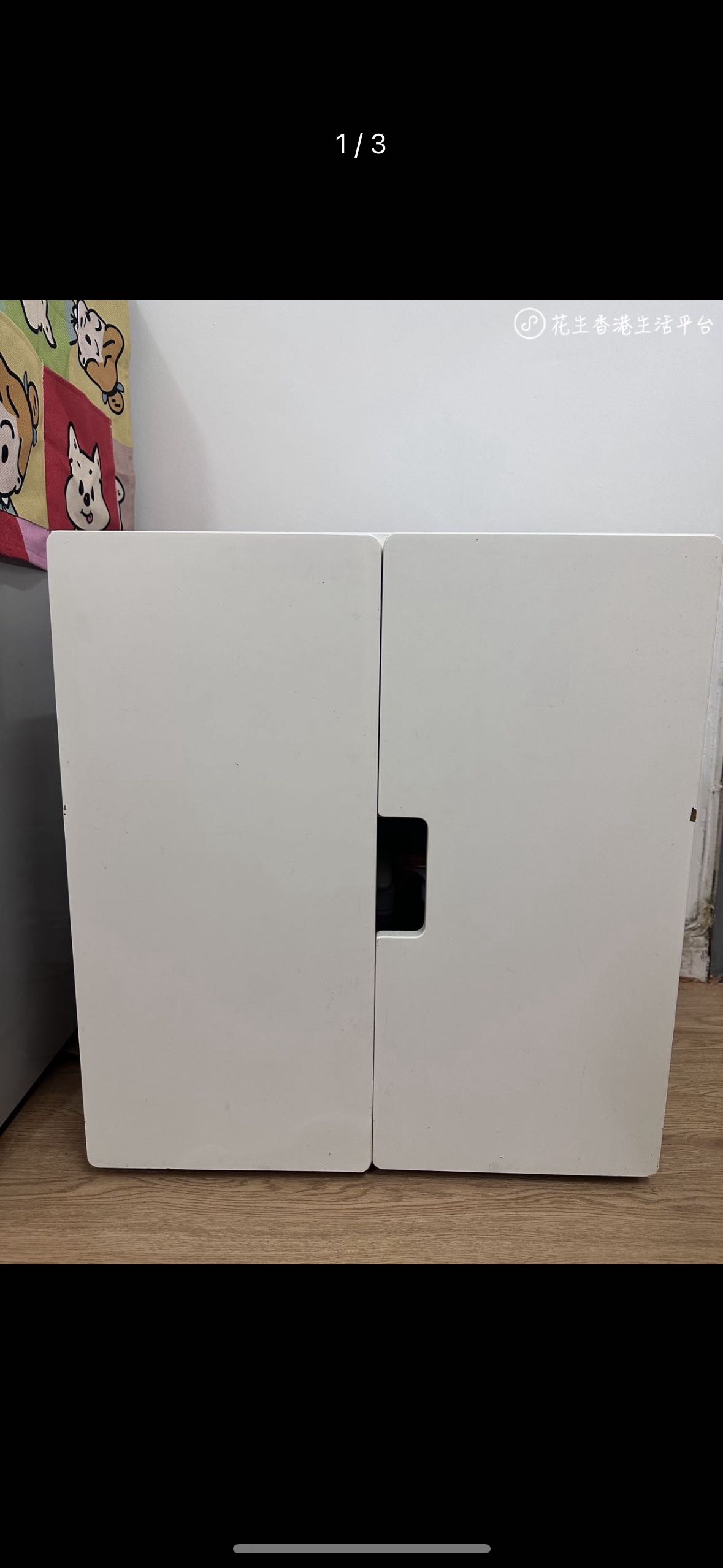 宜家双层带门鞋柜/玩具柜/杂物柜