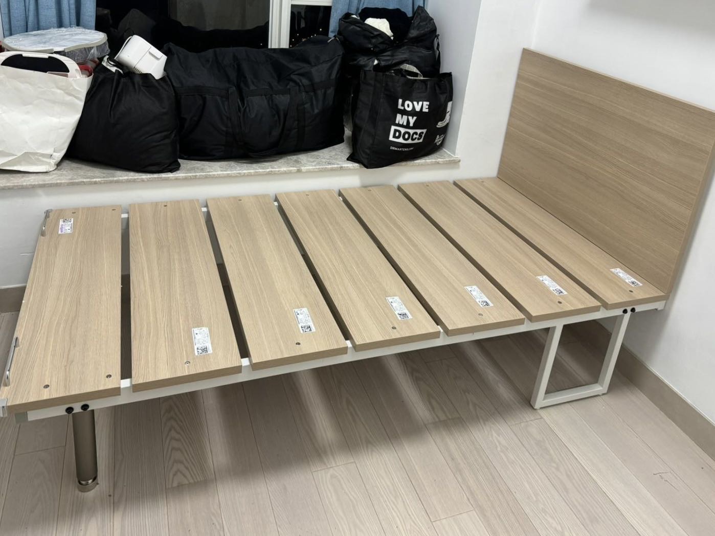 质量超好实木床架及床垫（原价2k+）