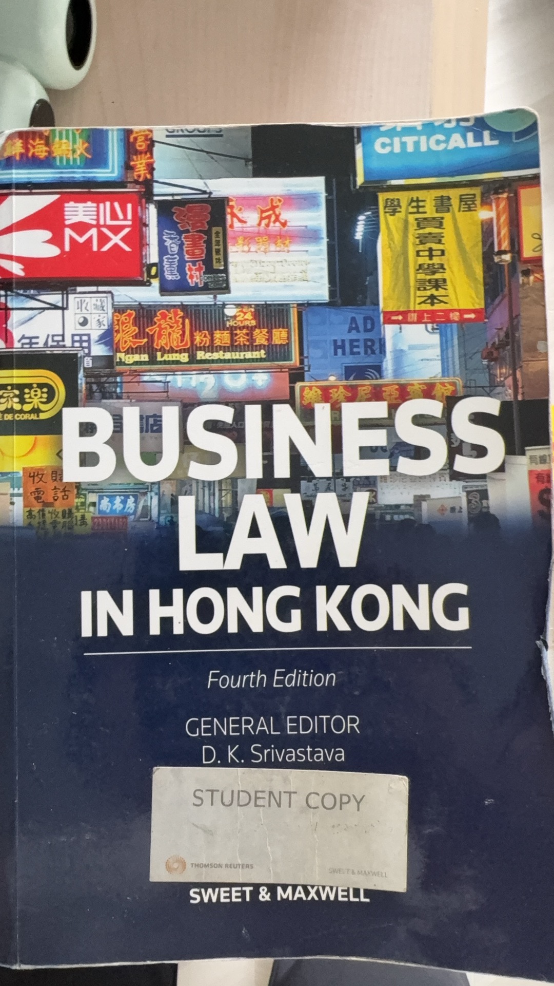 书 business law in hong kong
