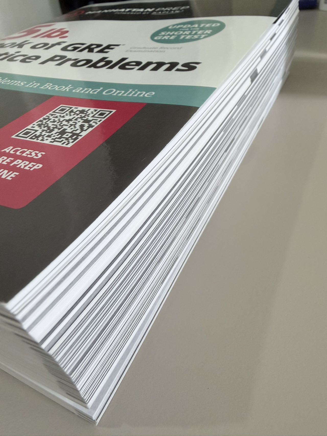 Manhattan Prep 5 lb. Book of GRE Practice Problems