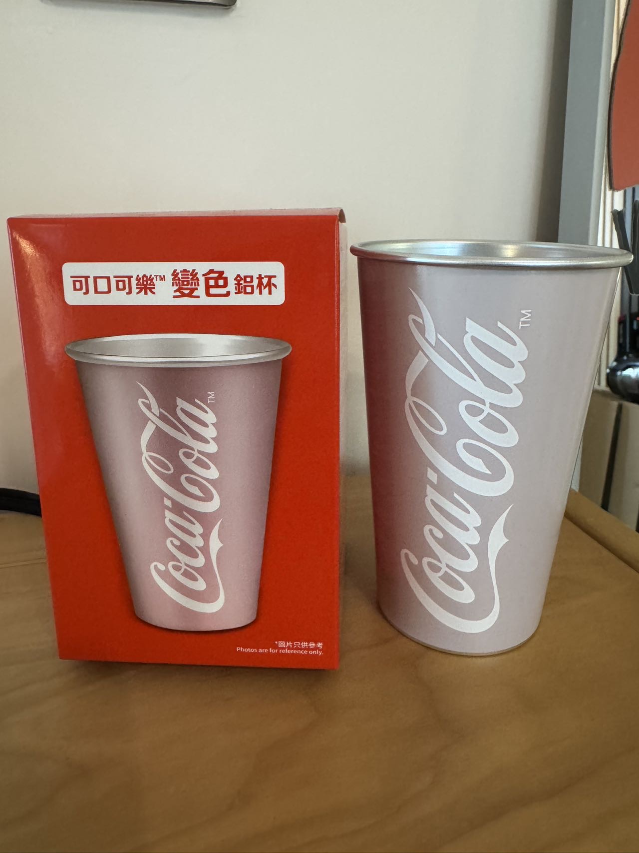 可口可乐专属变色铝杯