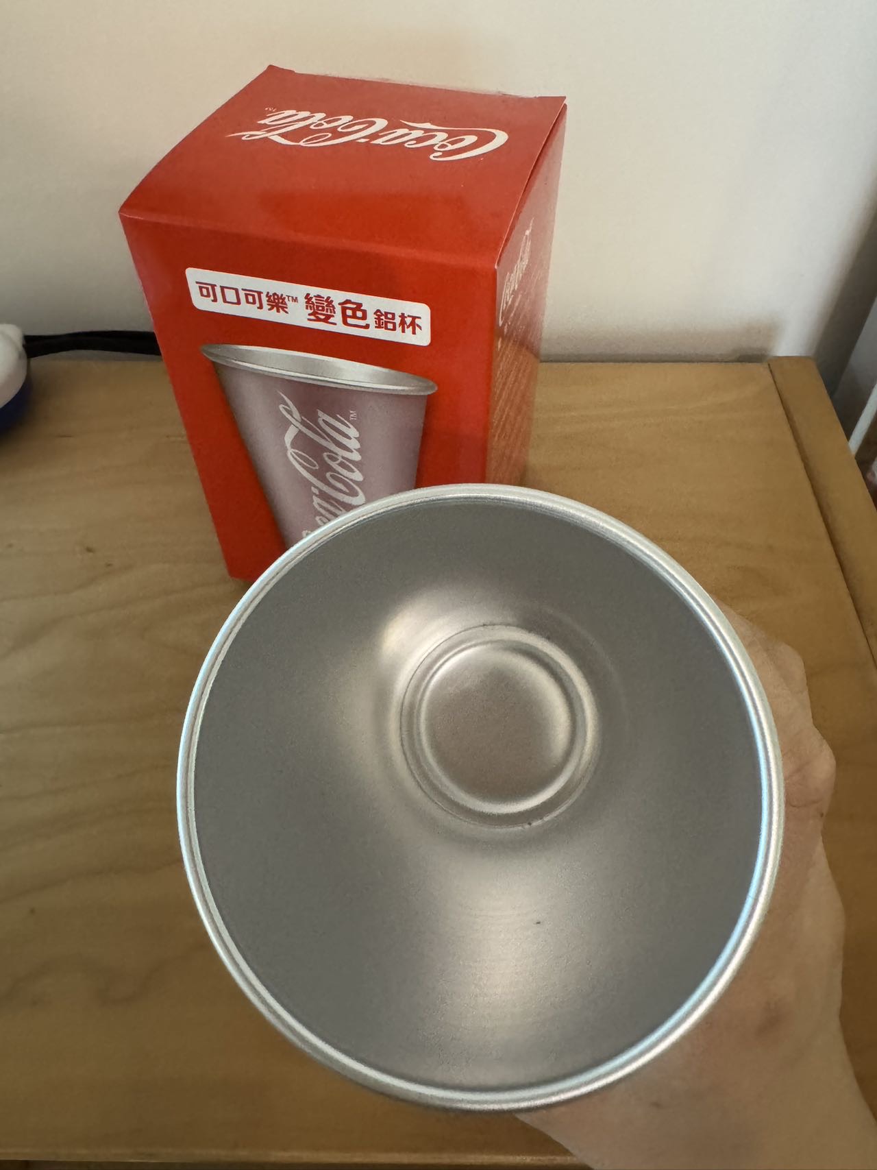 可口可乐专属变色铝杯