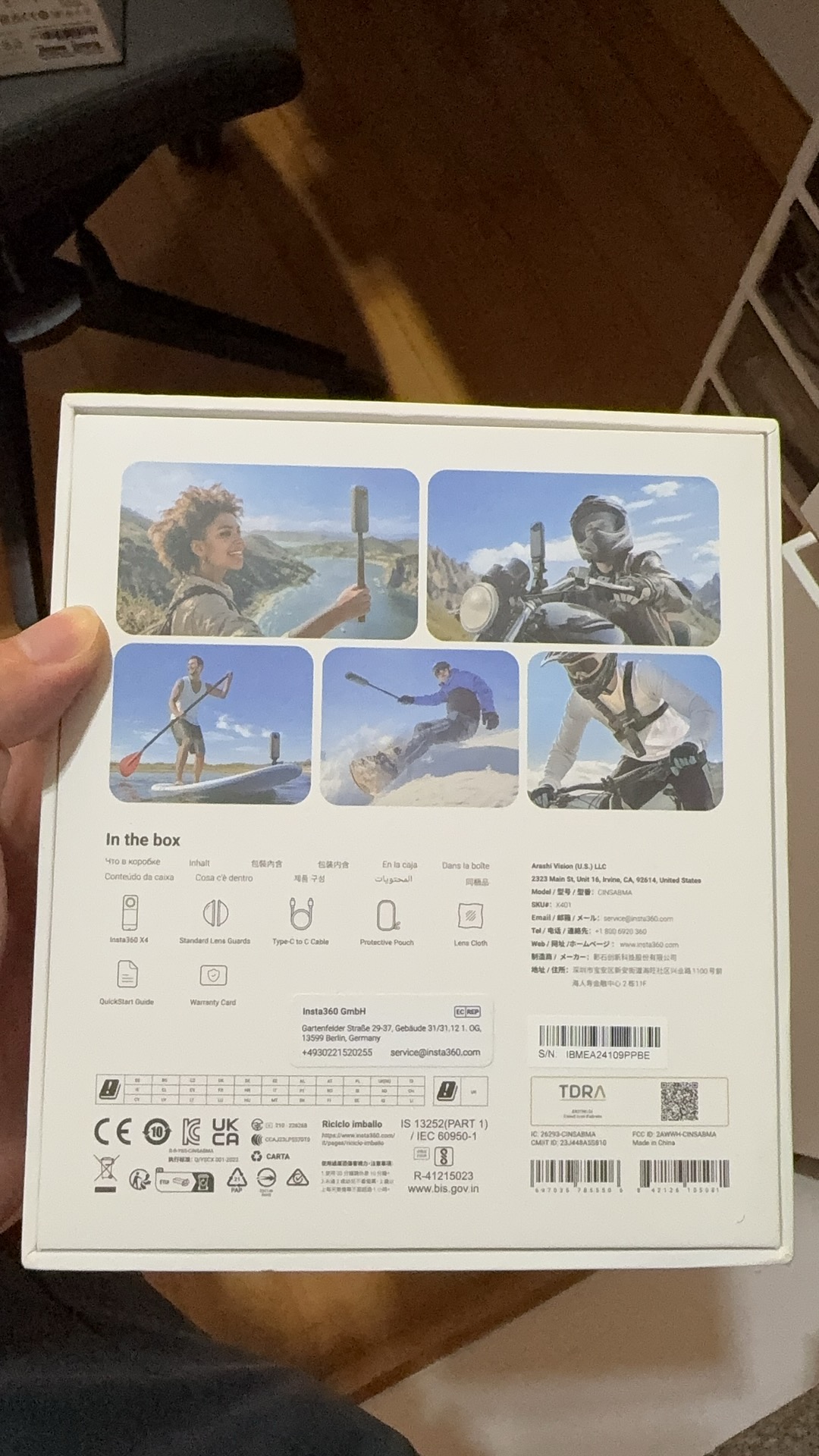 insta360 X4 全景相机