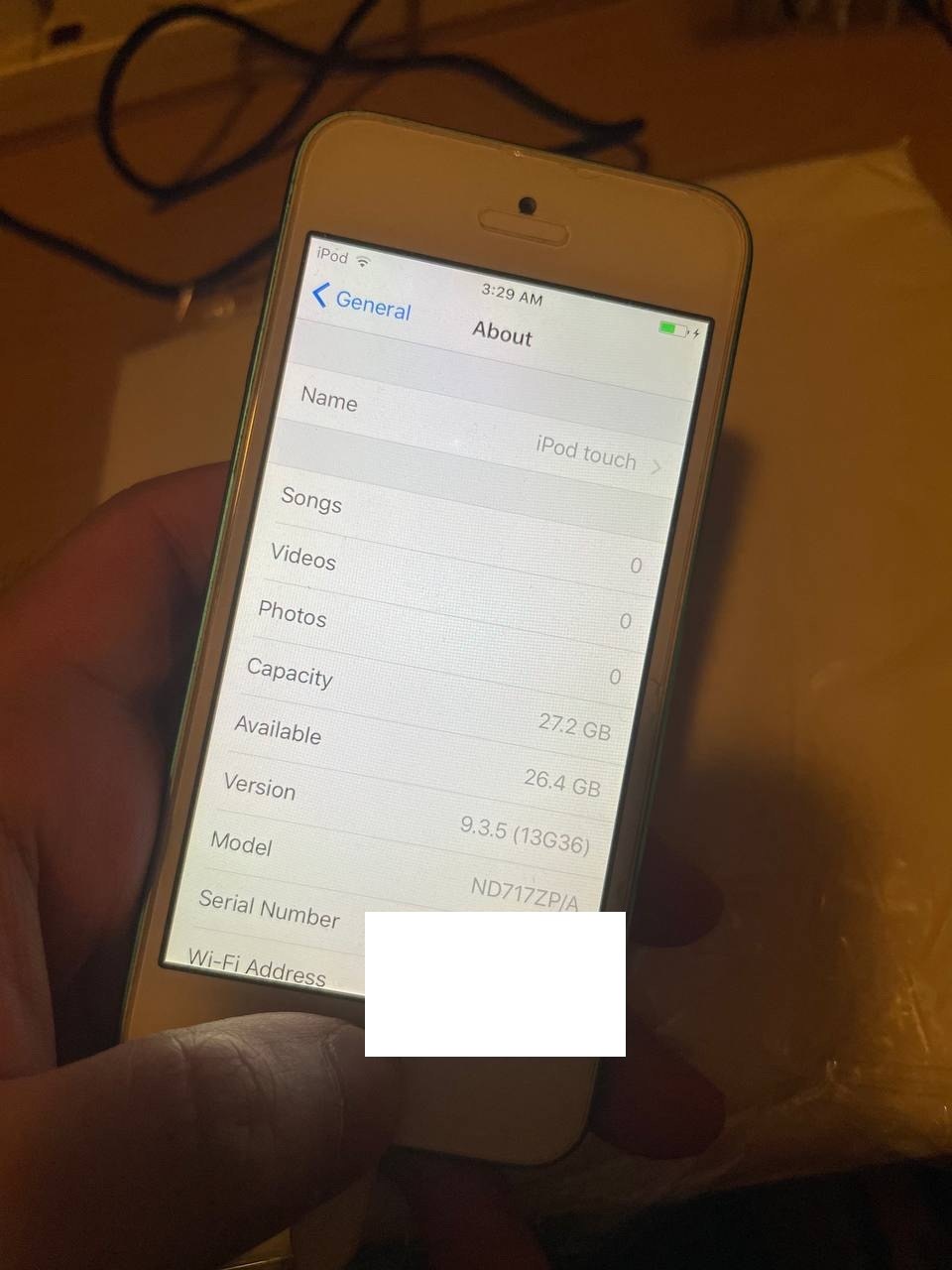 iPod touch 第5代 蓝色