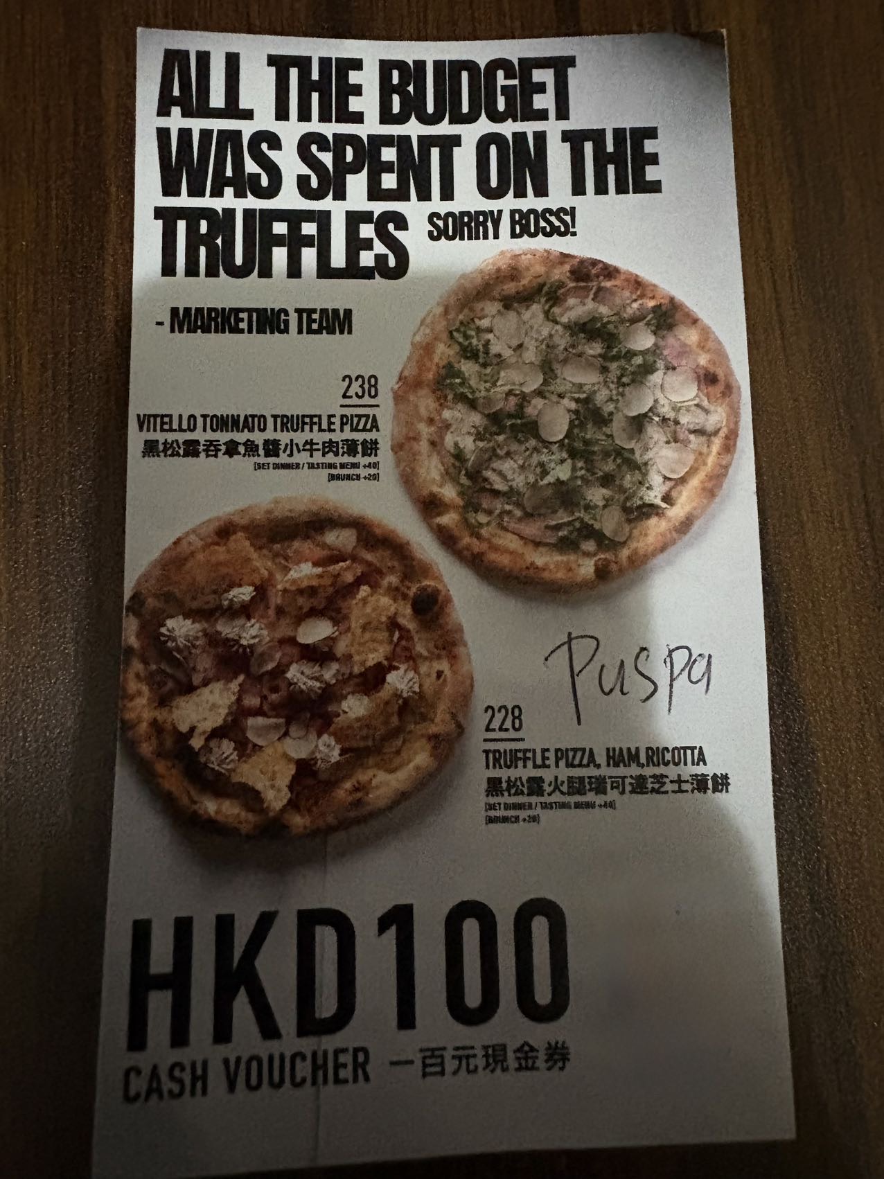 the  Pizza Project优惠券