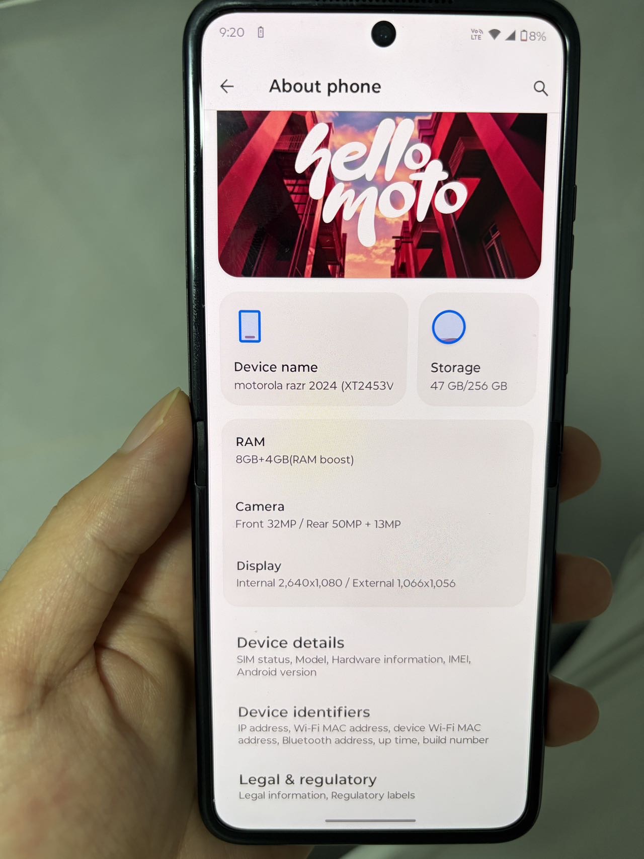 折叠屏手机Motorola