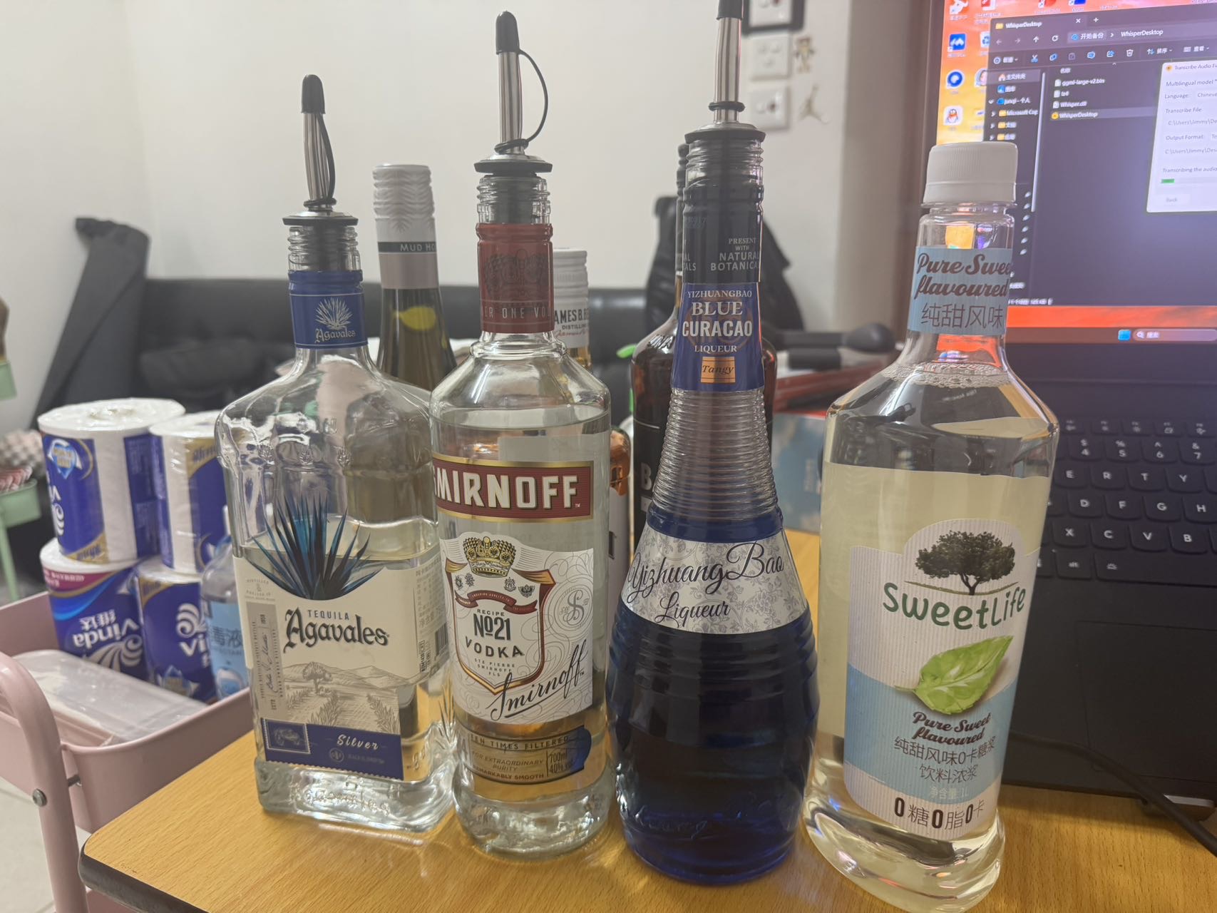 各式调酒用洋酒