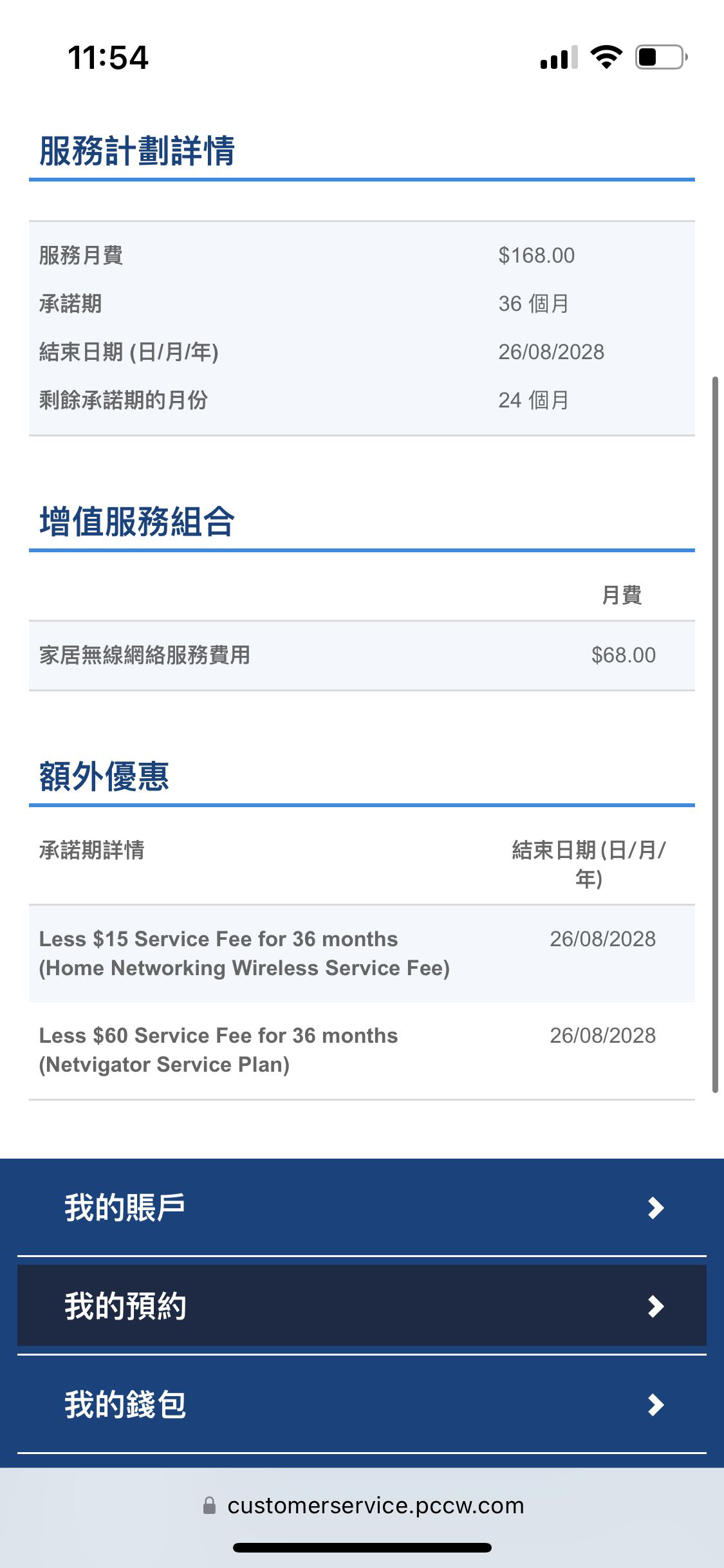 網上行家居寬頻計劃轉讓HK$168